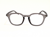 "Designer Eyeglasses Rounded Square Glasses - Black Unisex Frames"